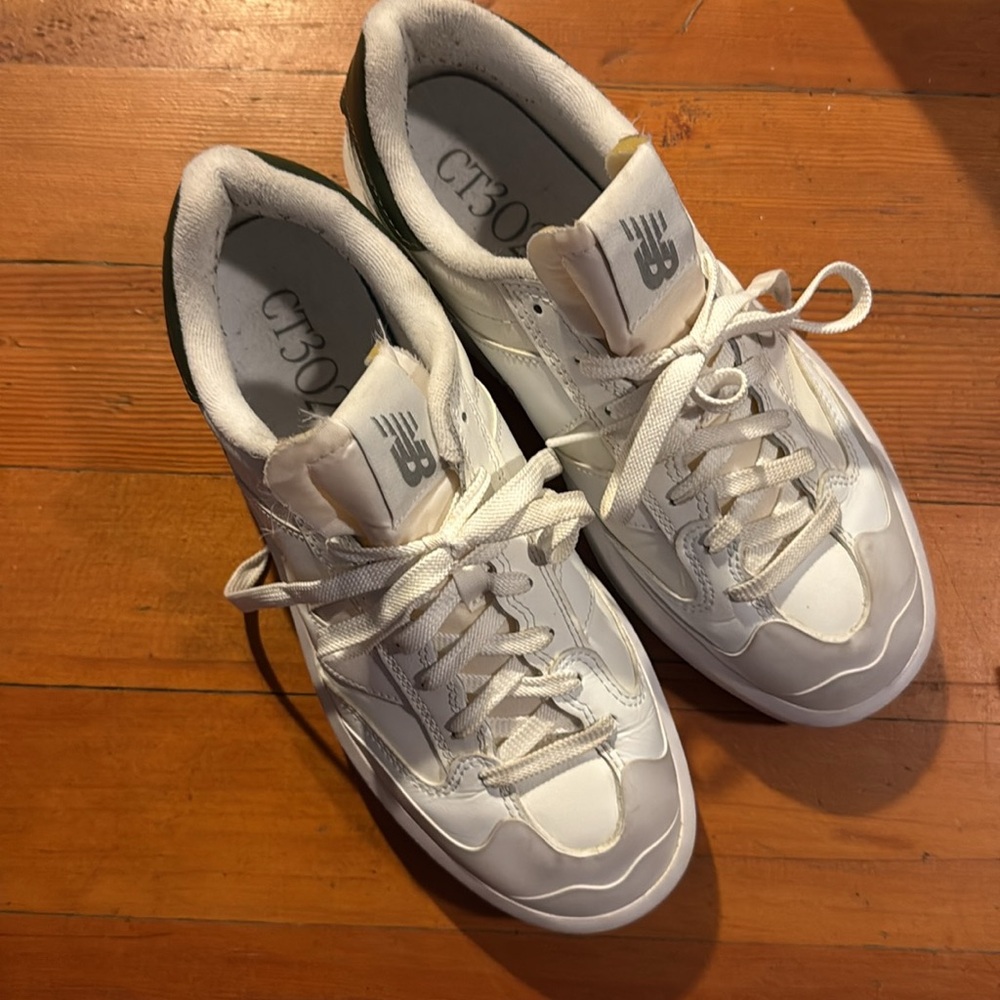New Balance Cream and White Athletic Shoes - Picture 6 of 8
